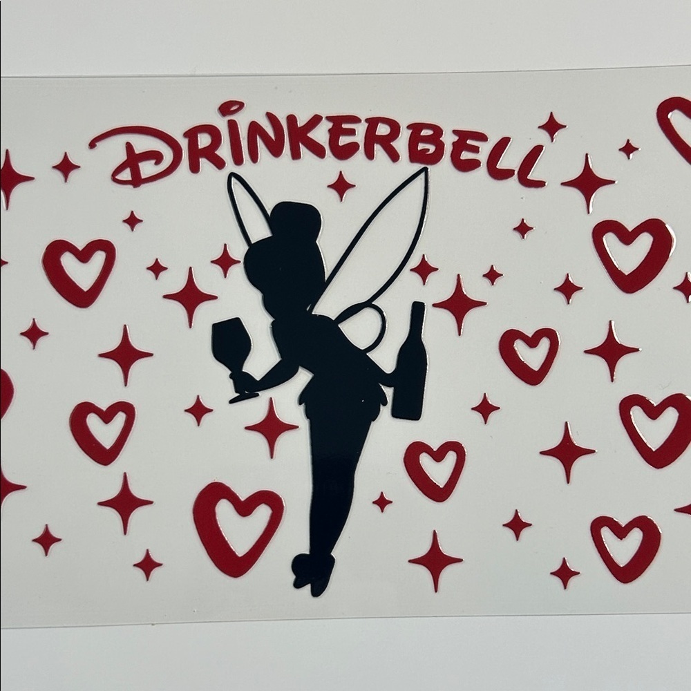Drinkerbell Cup Decal for Custom Cup